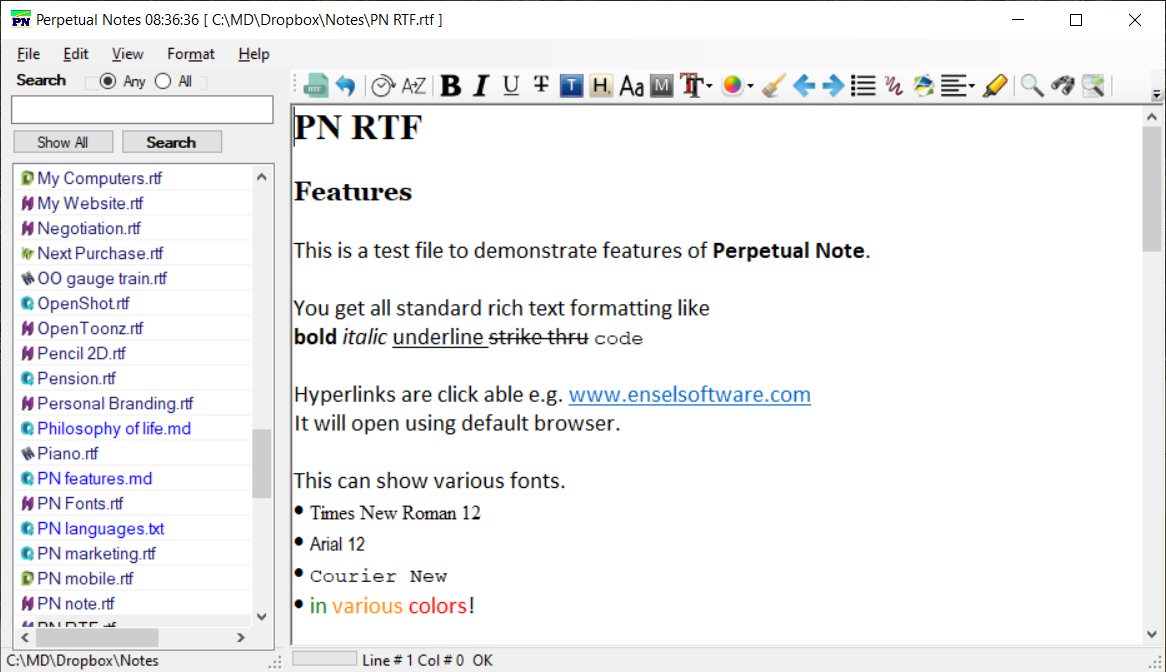 Perpetual Notes image not found
